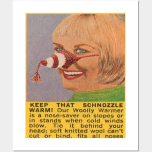 Vintage Ad - Nose Warmer Posters and Art